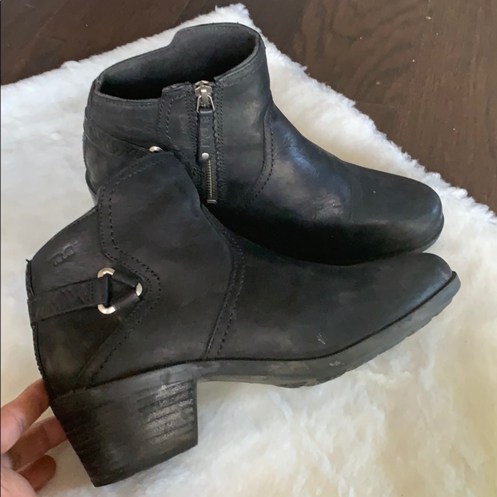 Teva waterproof leather booties
